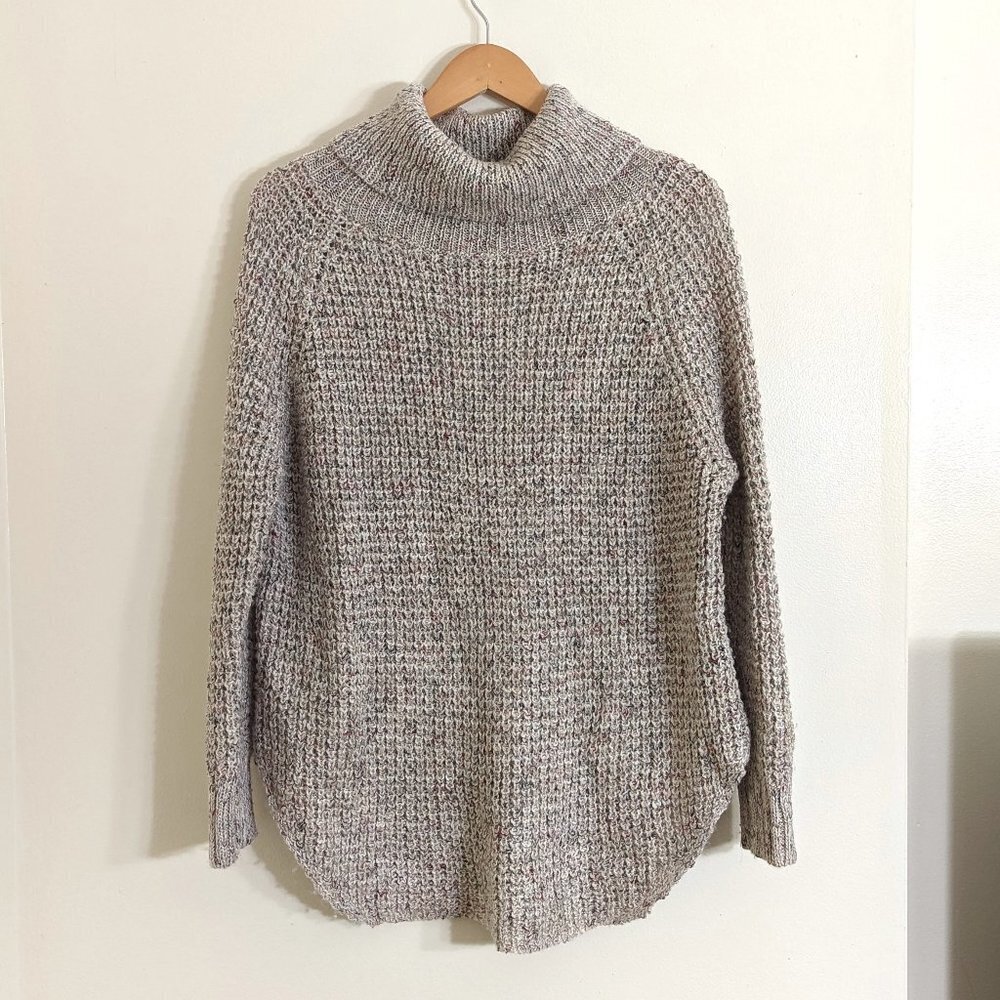 Free People Wool Blend Relaxed‎ Turtleneck Sweater Size S
